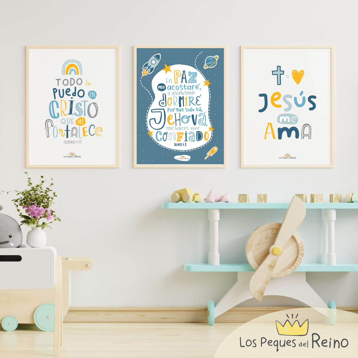3 Láminas decorativas (pack niño) - imprimible