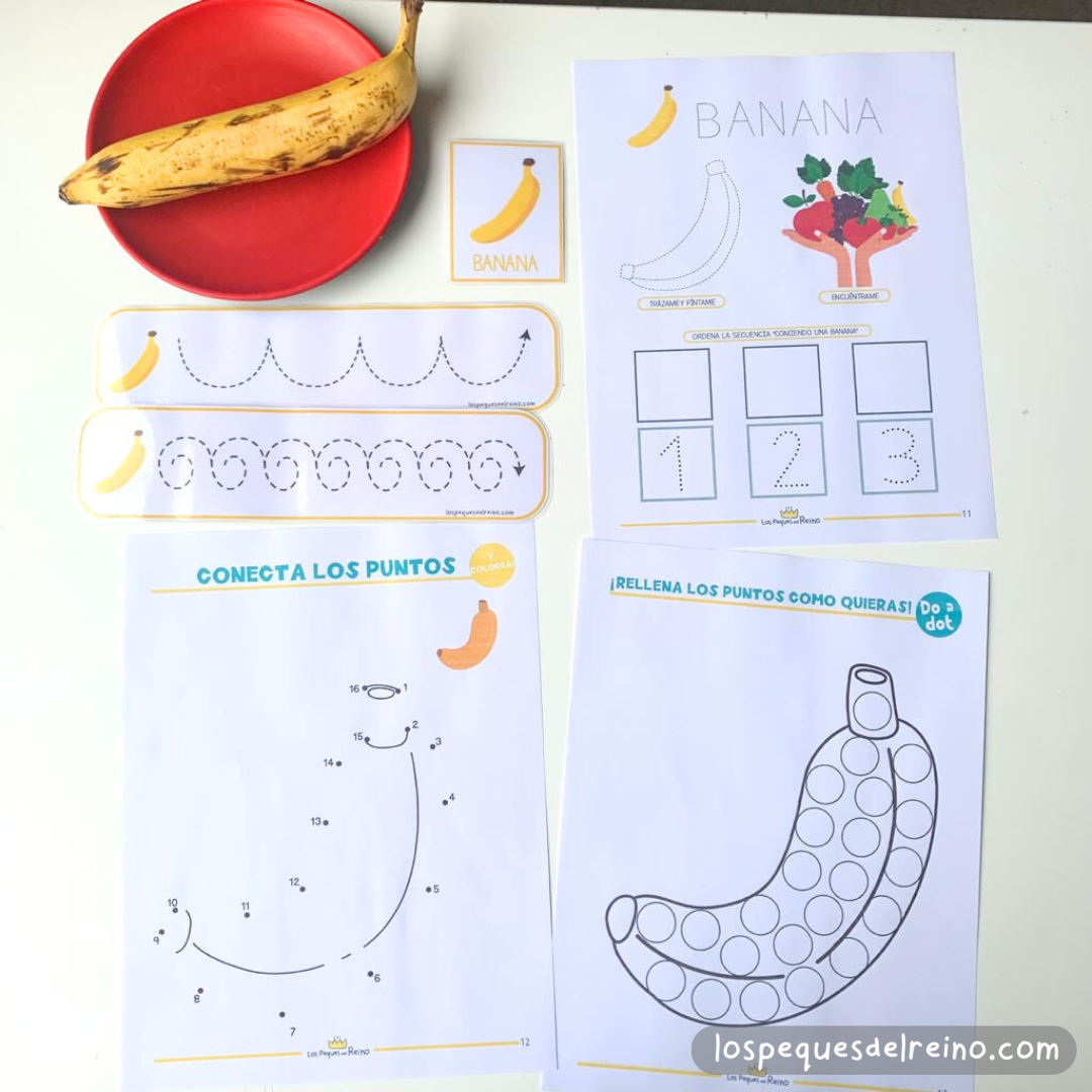 "Mi primer libro de frutas y verduras" - Pack Descargable