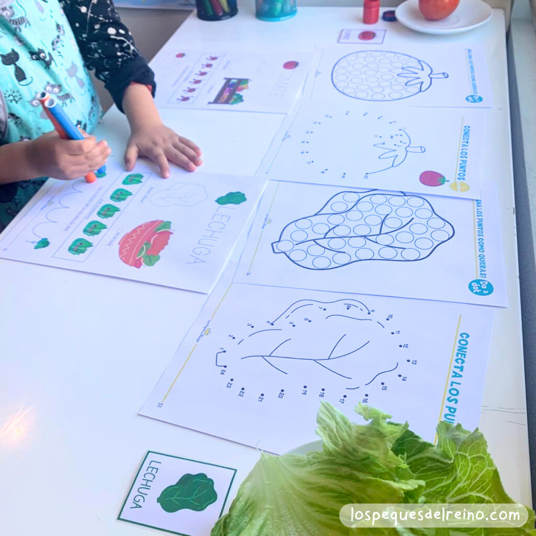 "Mi primer libro de frutas y verduras" - Pack Descargable