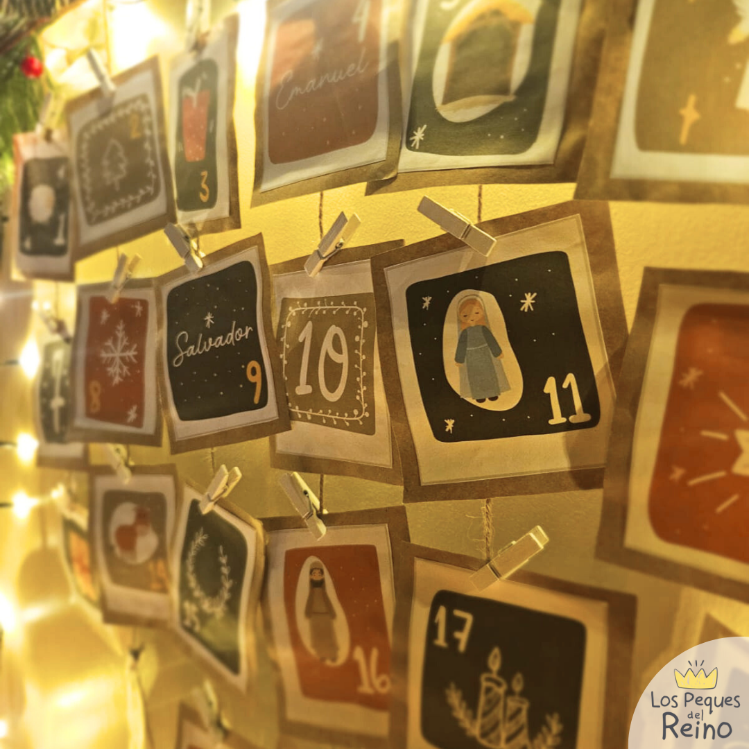 Calendario de Adviento - Ocres