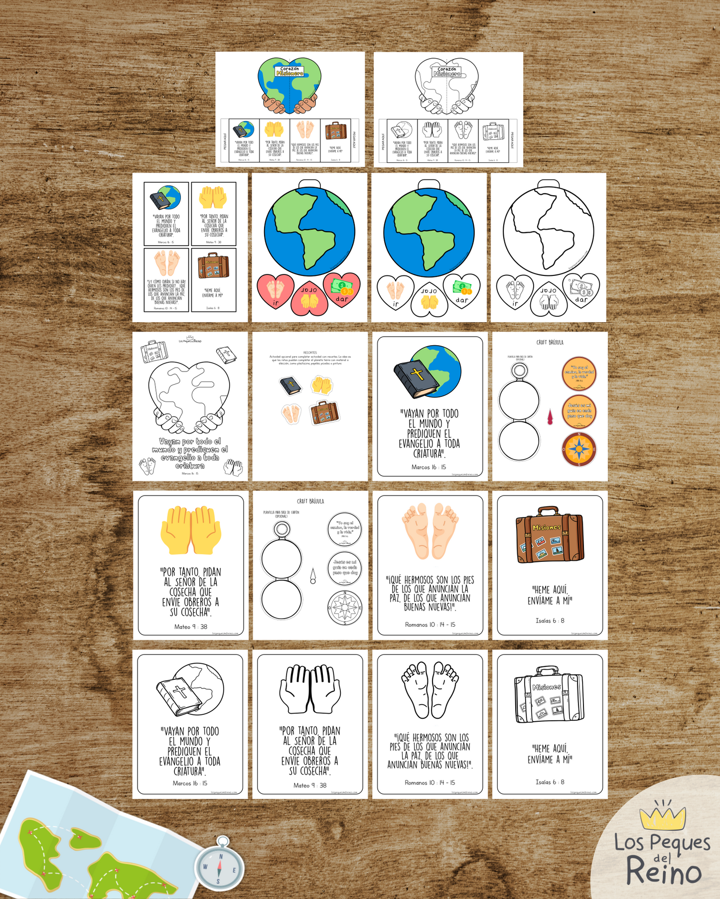 NUEVO PACK "Viaje misionero por el mundo"