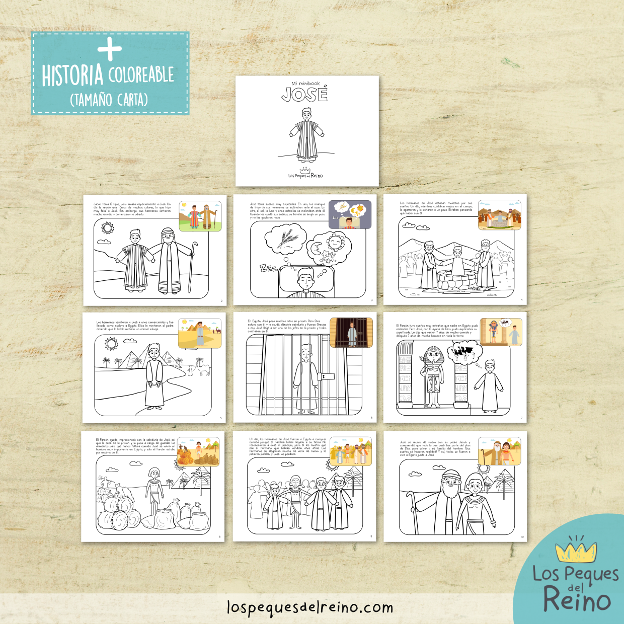 JOSÉ - Pack actividades + Coloreables + Juego