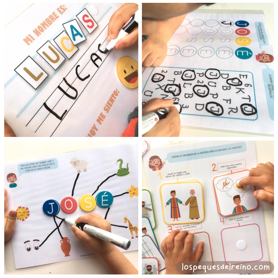 JOSÉ - Pack actividades + Coloreables + Juego
