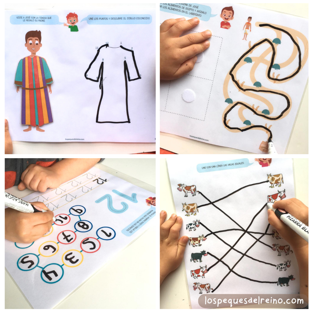 JOSÉ - Pack actividades + Coloreables + Juego
