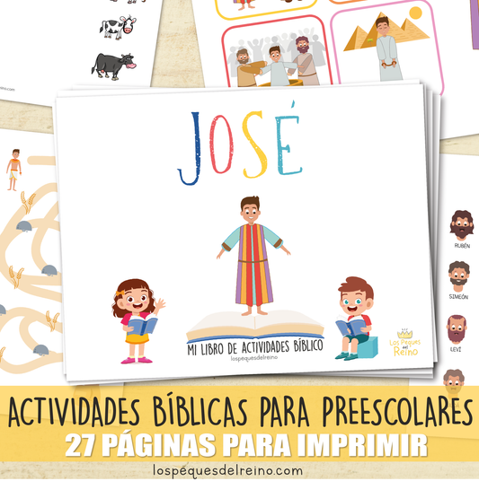 JOSÉ - Libro de actividades bíblicas para Preescolar