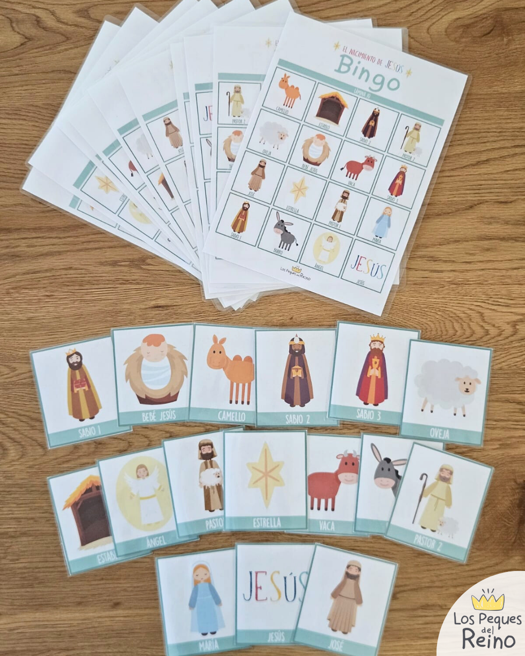 Juegos Tablero + Bingo del Nacimiento de Jesús