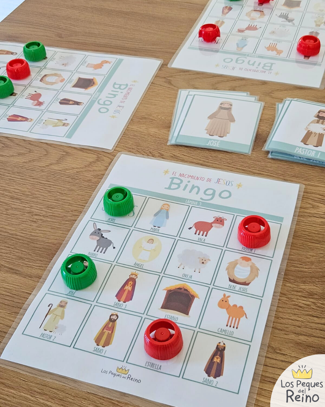 Juegos Tablero + Bingo del Nacimiento de Jesús