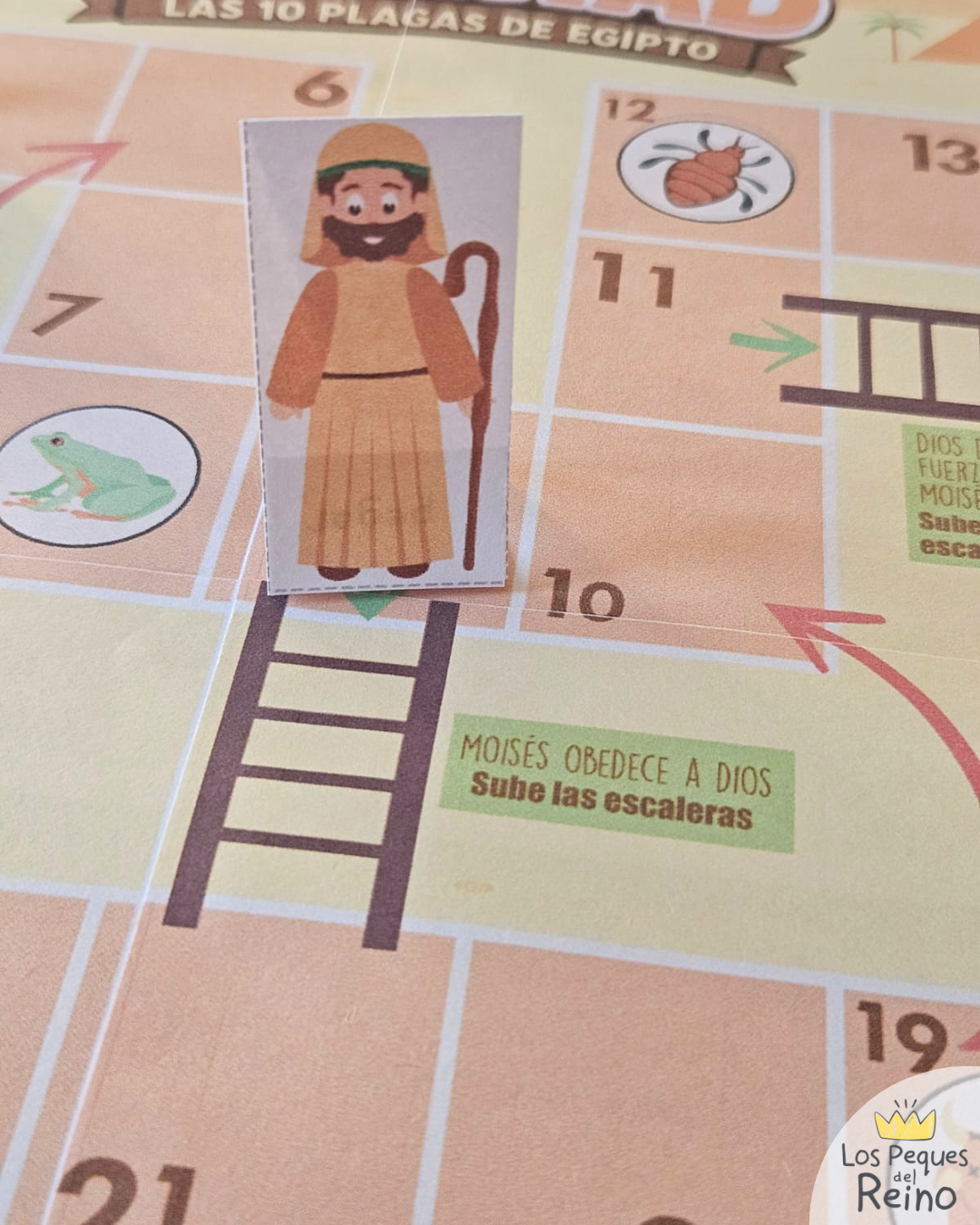 🌟Juego de mesa "Camino a la Libertad" - Moisés y las plagas de Egipto🩸