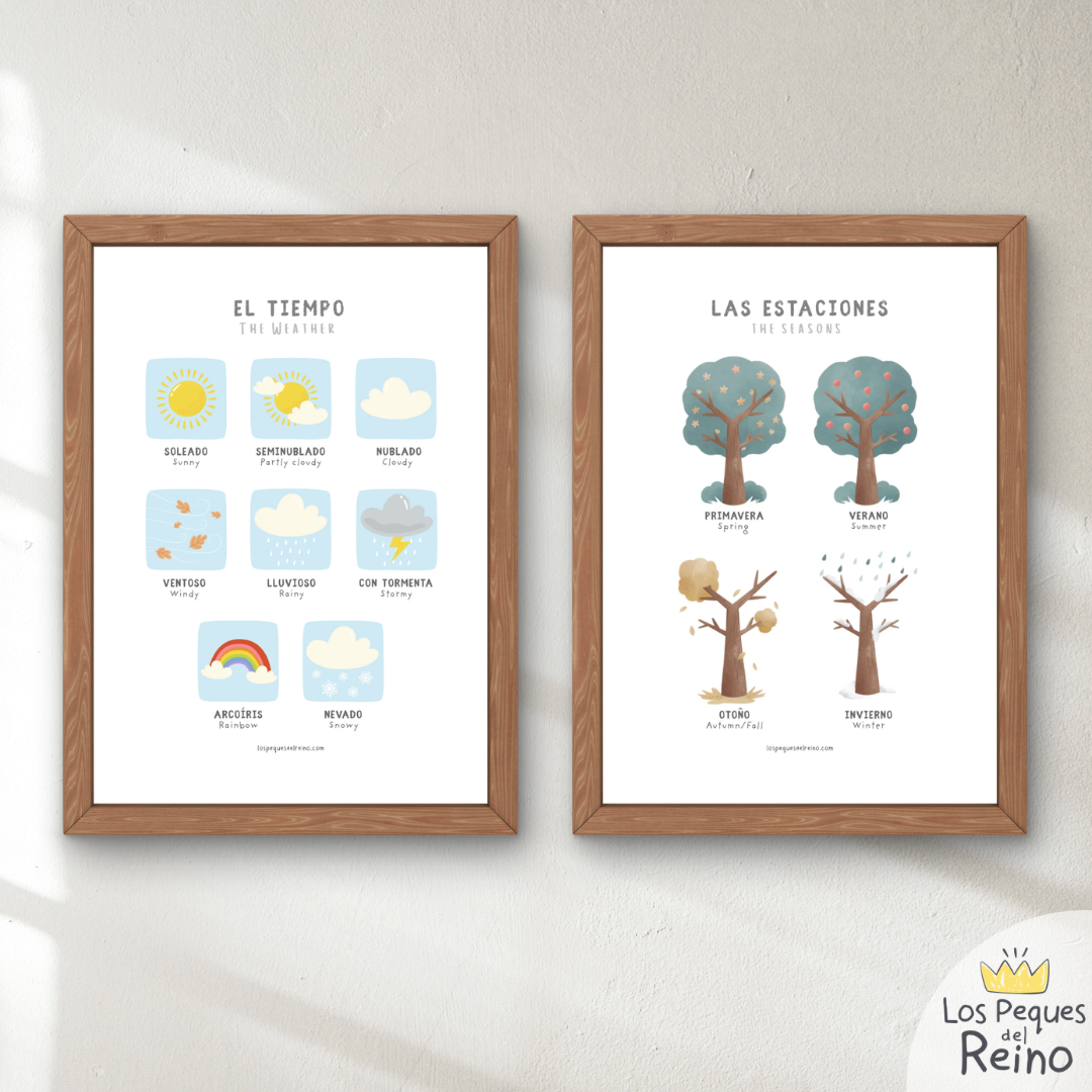 🌟10 Pósters decorativos bilingües - Súper Pack Oferta‼️