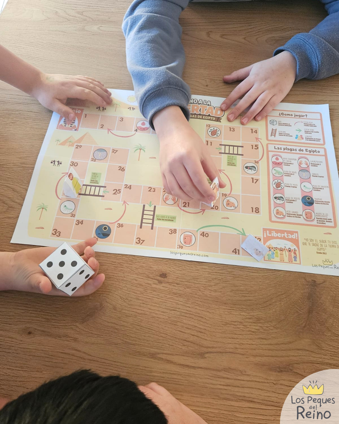 🌟Juego de mesa "Camino a la Libertad" - Moisés y las plagas de Egipto🩸