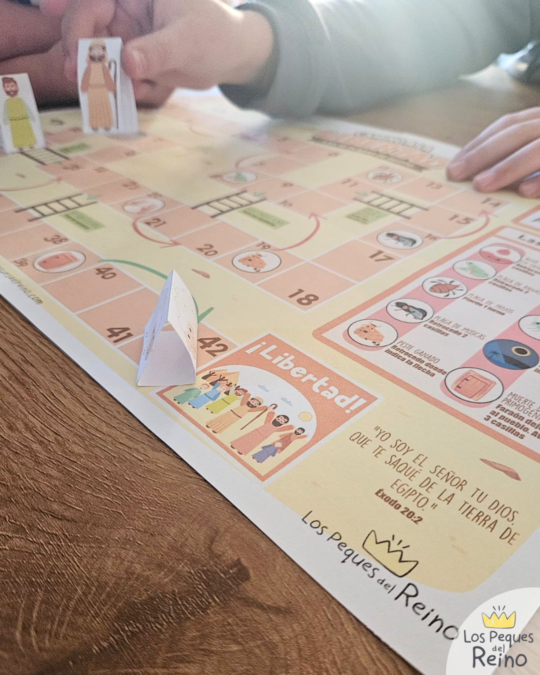 🌟Juego de mesa "Camino a la Libertad" - Moisés y las plagas de Egipto🩸