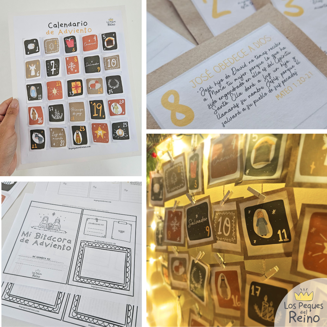 Calendario de Adviento - Ocres