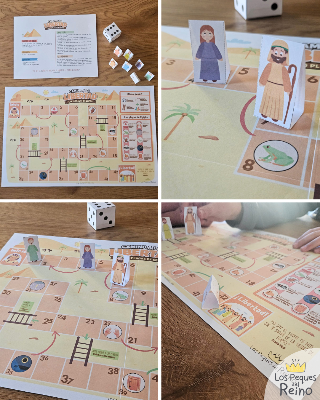 🌟Ayudas visuales para clase - MOISÉS y las PLAGAS DE EGIPTO🩸