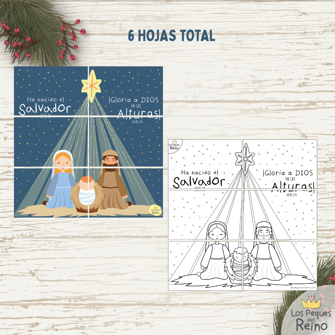 ⭐¡NUEVO! - Póster Familia Nacimiento - 3 tamaños