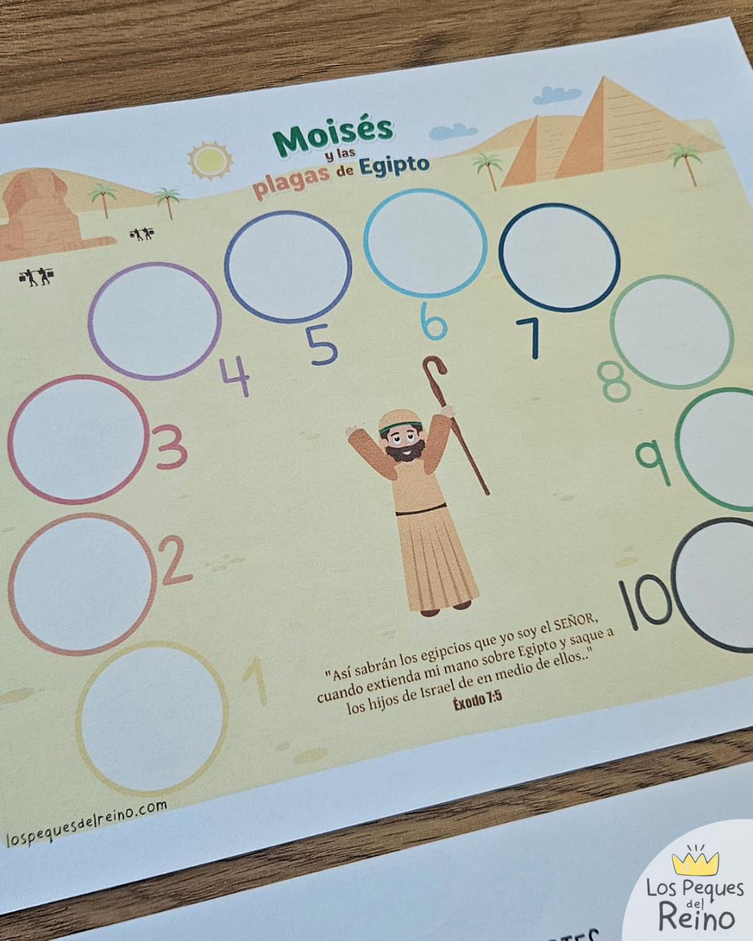 🌟Póster dinámico - Las plagas de Egipto - Incluye póster XL