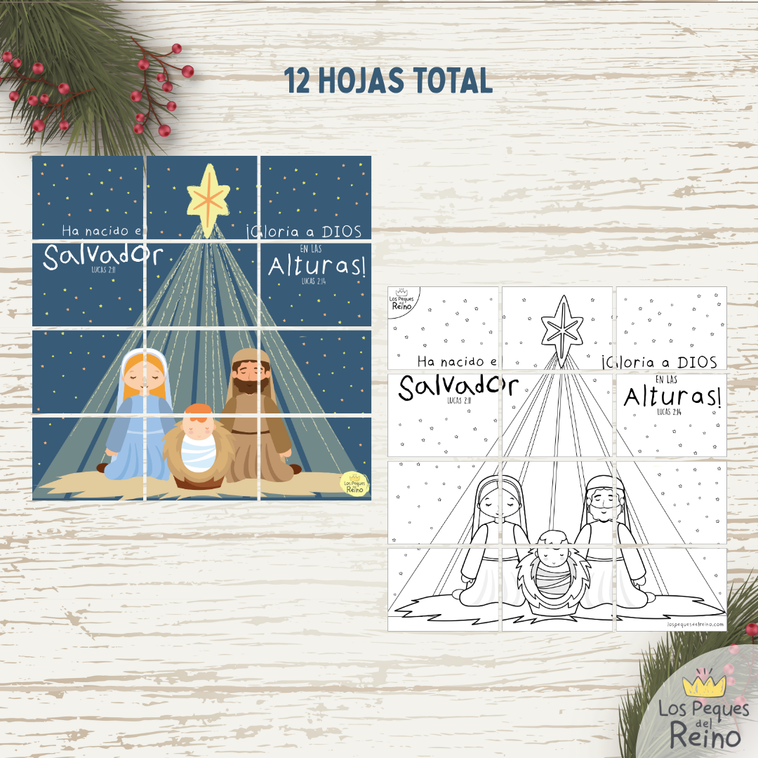 ⭐¡NUEVO! - Póster Familia Nacimiento - 3 tamaños