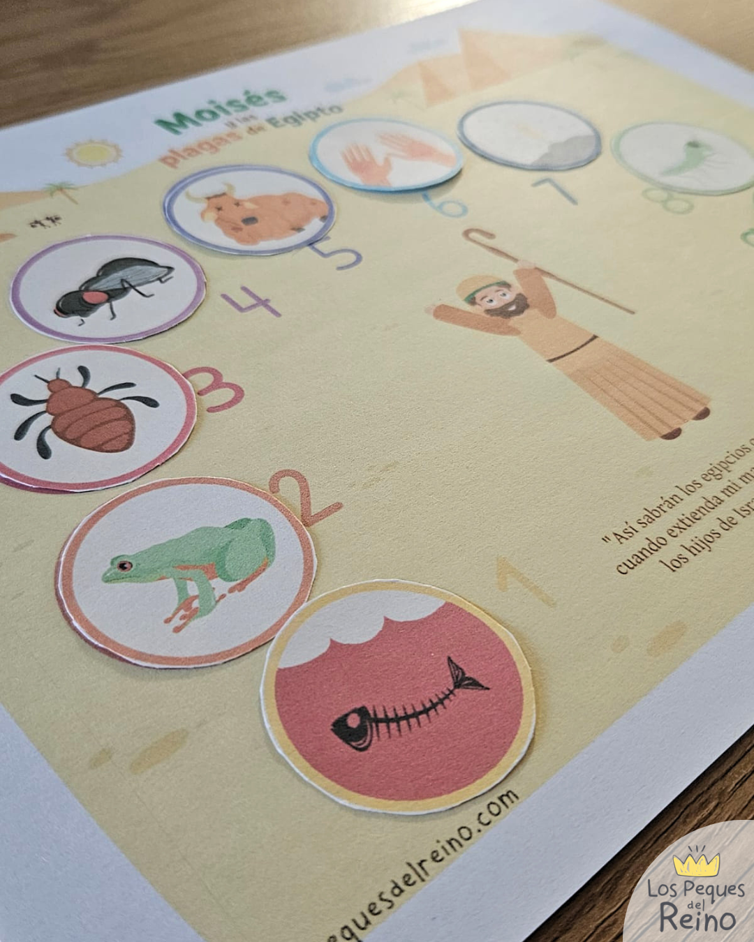 🌟Póster dinámico - Las plagas de Egipto - Incluye póster XL