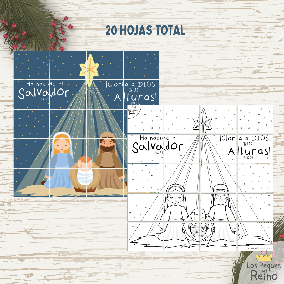 ⭐¡NUEVO! - Póster Familia Nacimiento - 3 tamaños