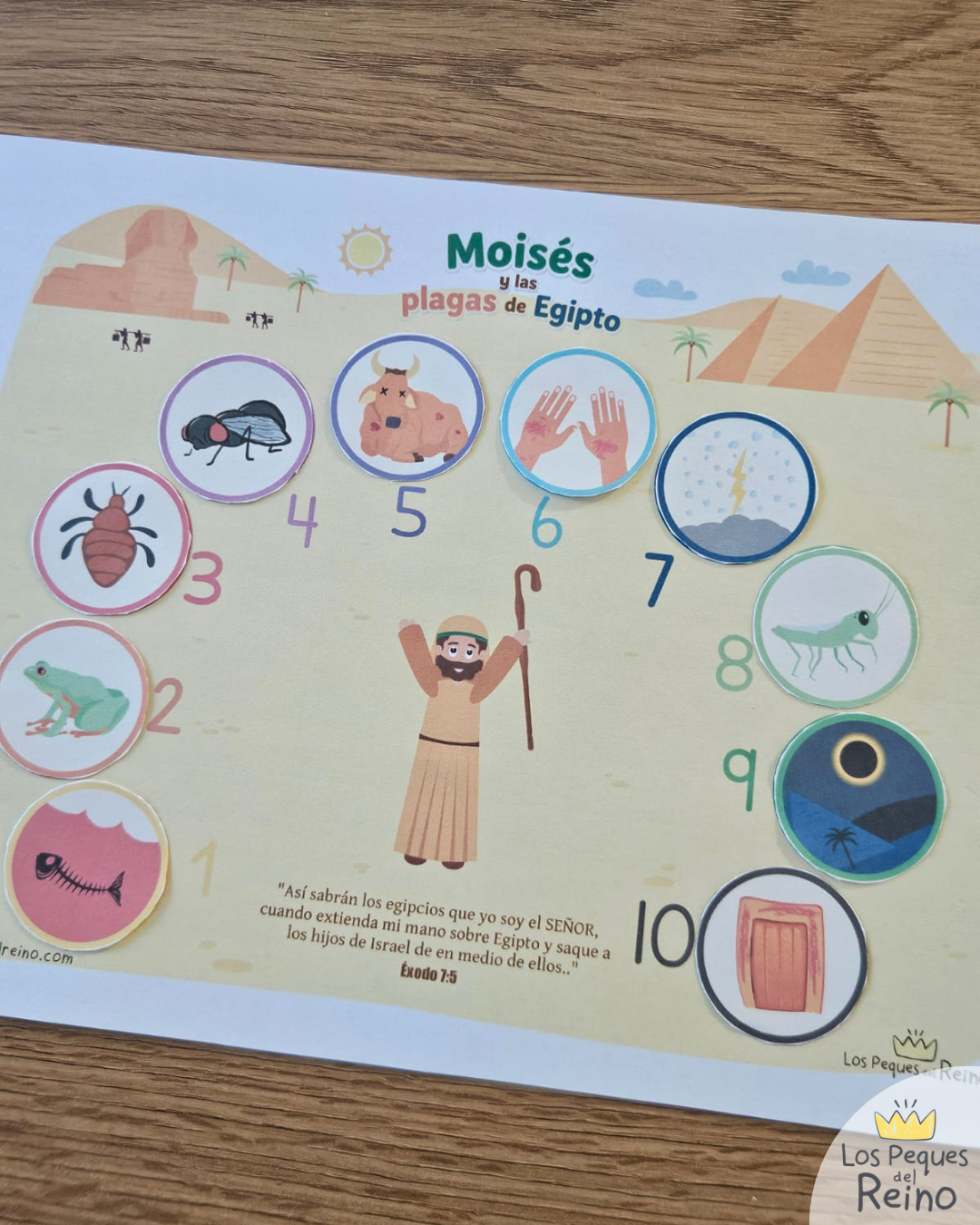 🌟Póster dinámico - Las plagas de Egipto - Incluye póster XL