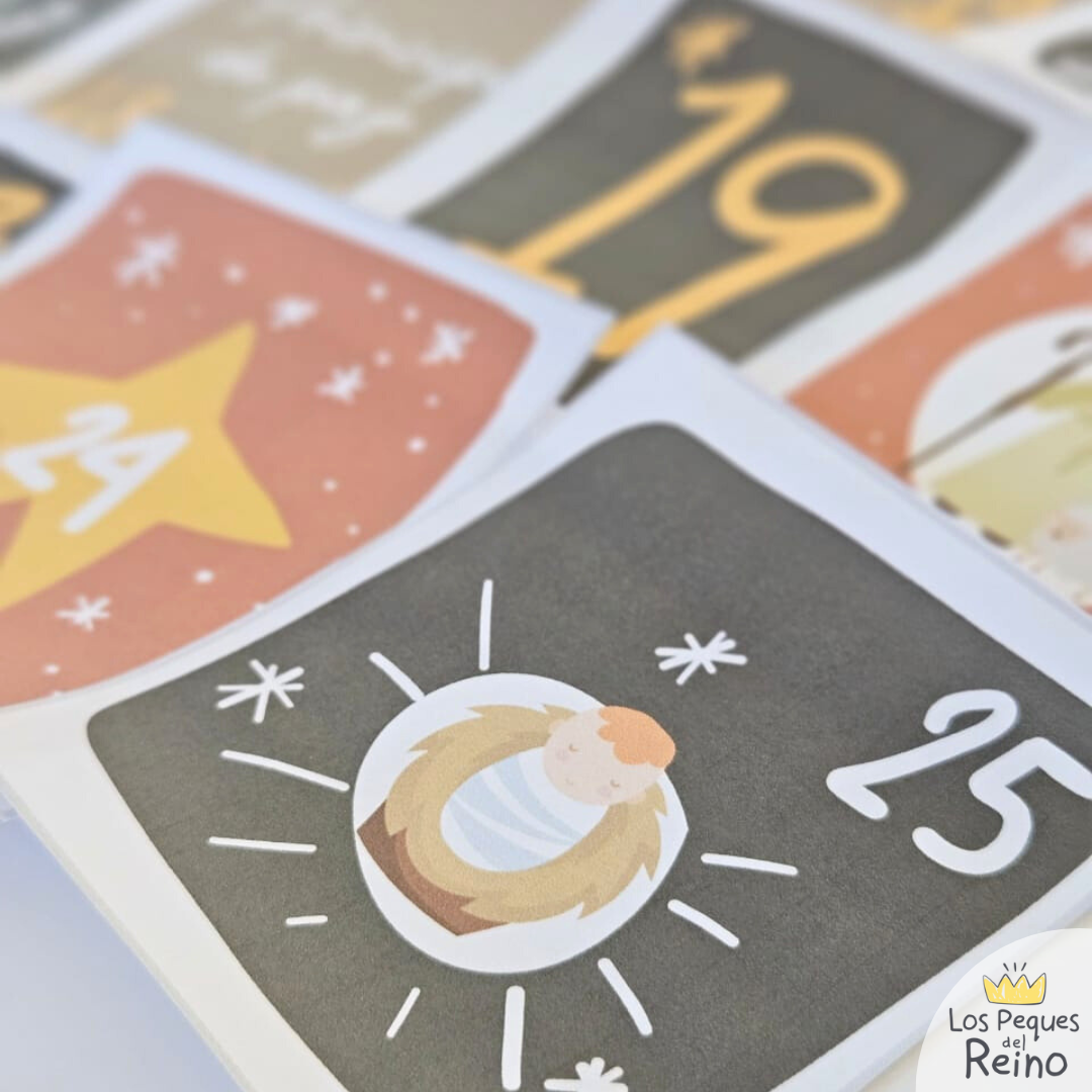 Calendario de Adviento - Ocres