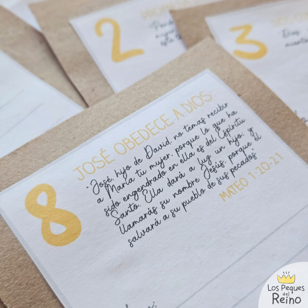 Calendario de Adviento - Ocres