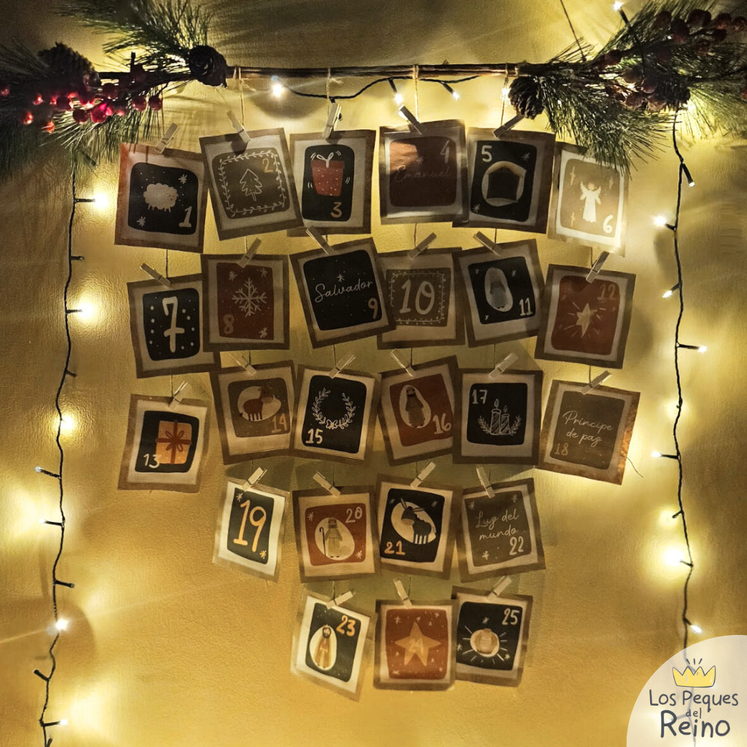 Calendario de Adviento - Ocres