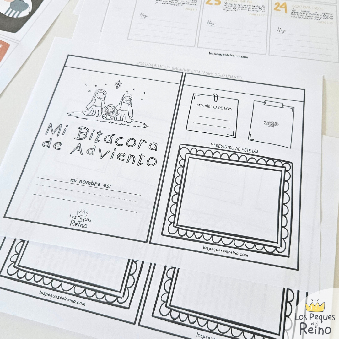 Calendario de Adviento - Ocres