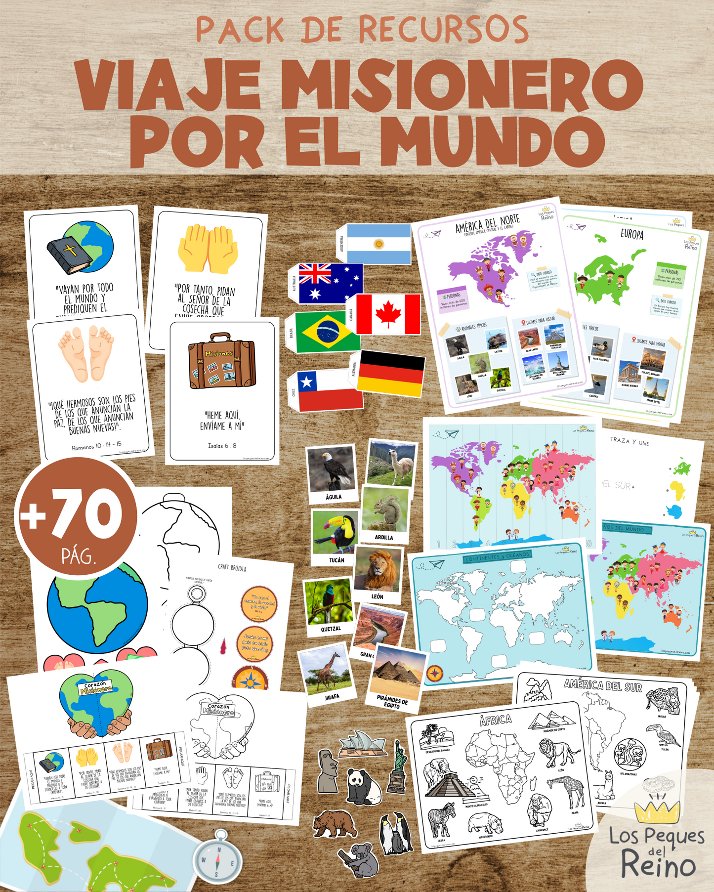 NUEVO PACK "Viaje misionero por el mundo"