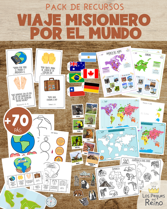 NUEVO PACK "Viaje misionero por el mundo"