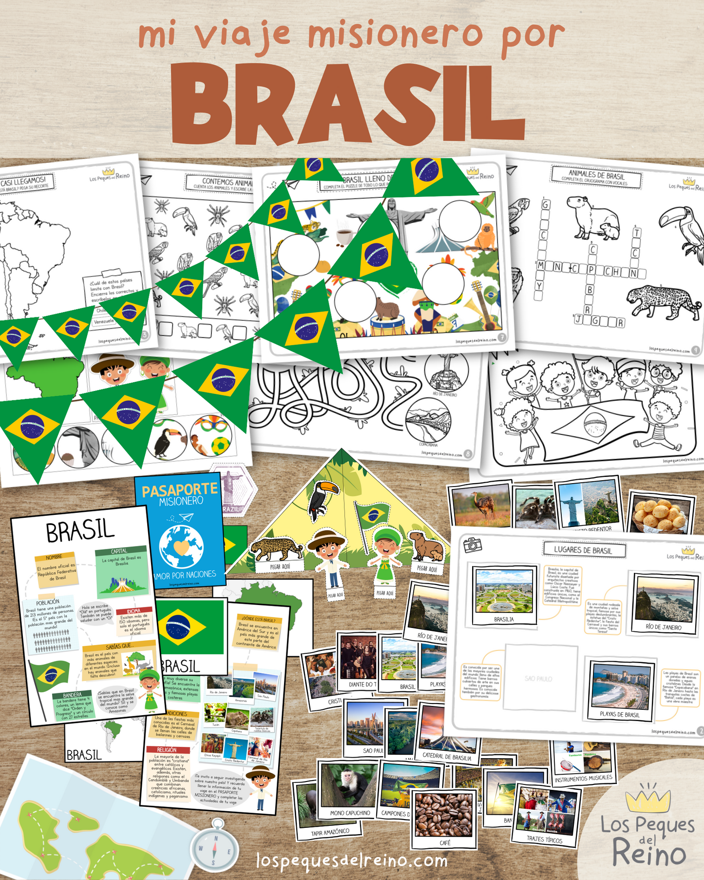 NUEVO‼️PACK - Mi viaje misionero por Brasil - OFERTA -60%