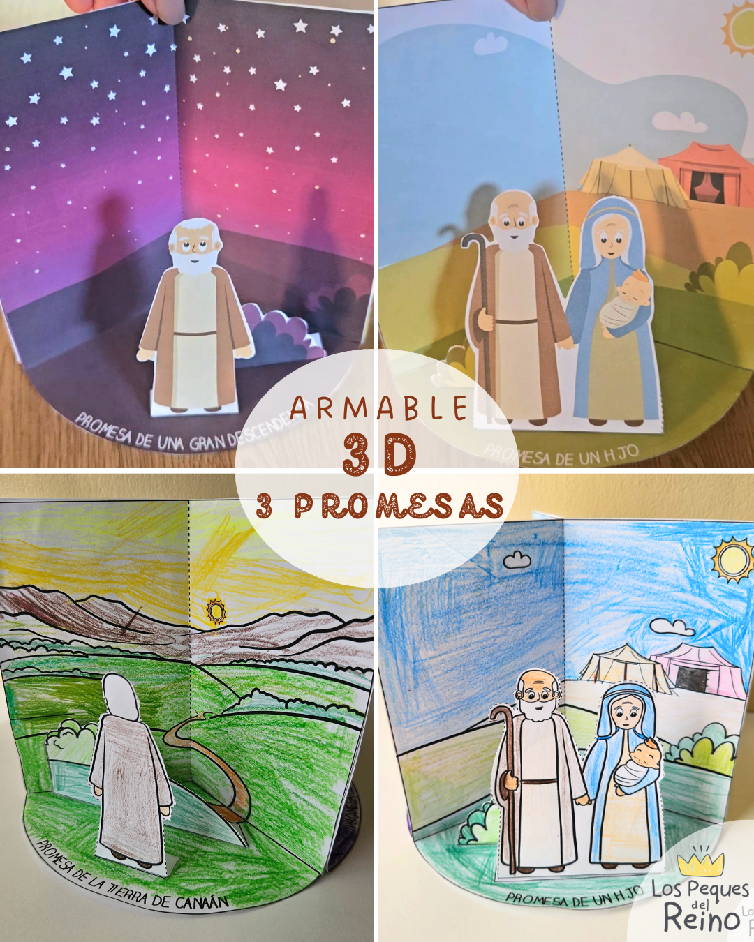 🌟¡NUEVO! Armable 3D - 3 PROMESAS a ABRAHAM❤️