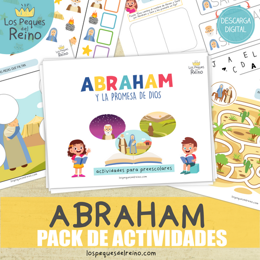 ABRAHAM - Pack de actividades + Coloreables + Juego espía