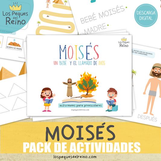 MOISÉS - PACK ACTIVIDADES + 2 TRIORAMAS