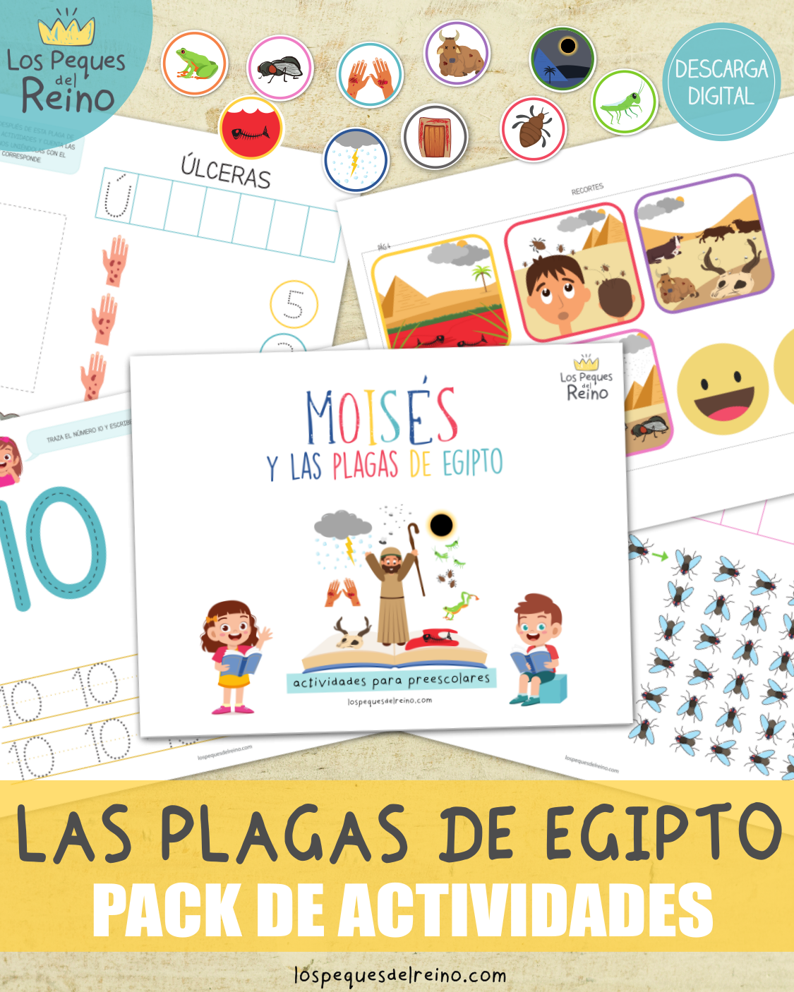 LAS PLAGAS DE EGIPTO - Pack de actividades - Preescolar