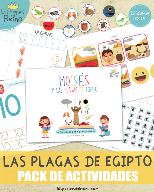 LAS PLAGAS DE EGIPTO - Pack de actividades - Preescolar