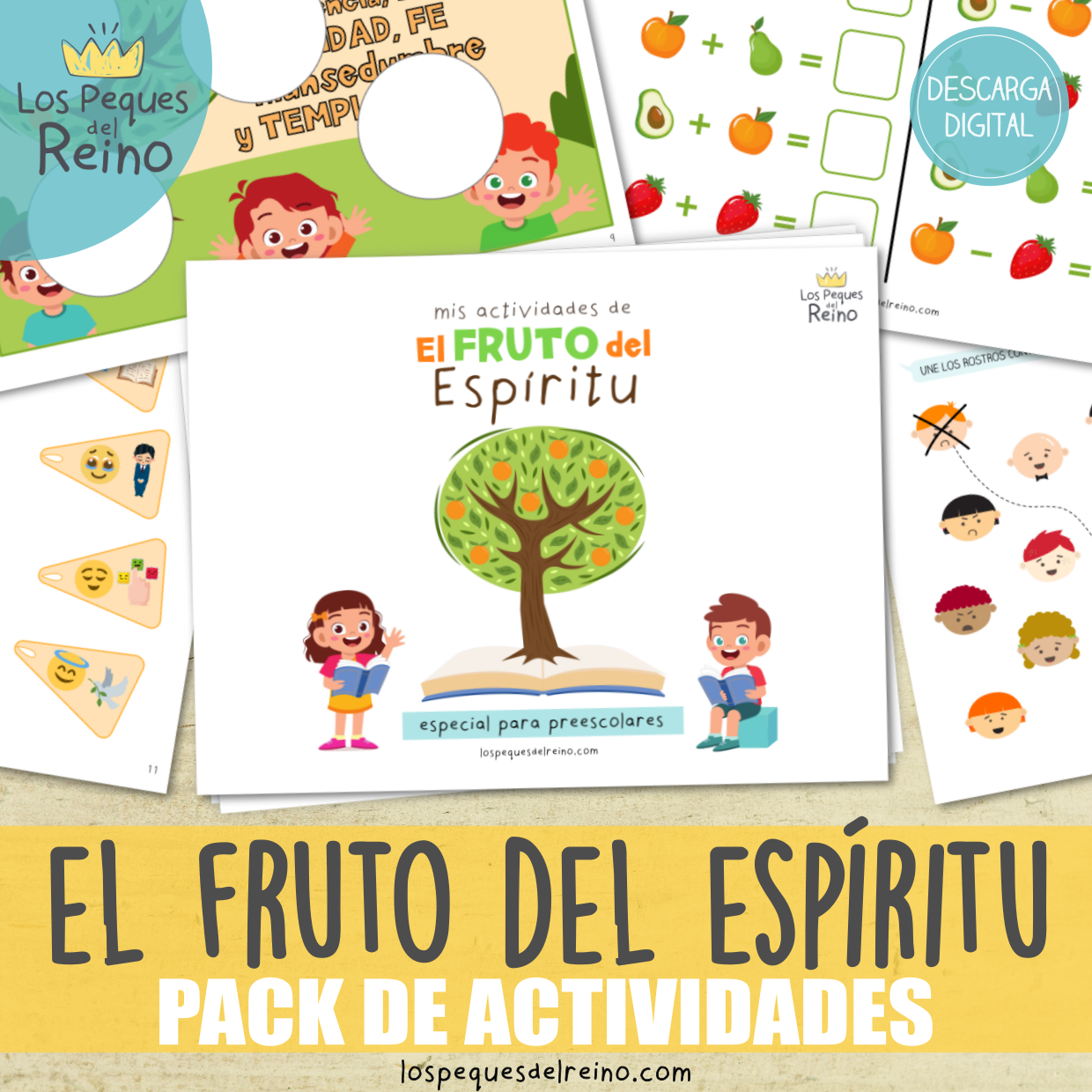 🌟¡NUEVO! PACK ACTIVIDADES - FRUTO DEL ESPÍRITU