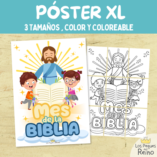 Póster XL - Mes de la Biblia - 3 tamaños