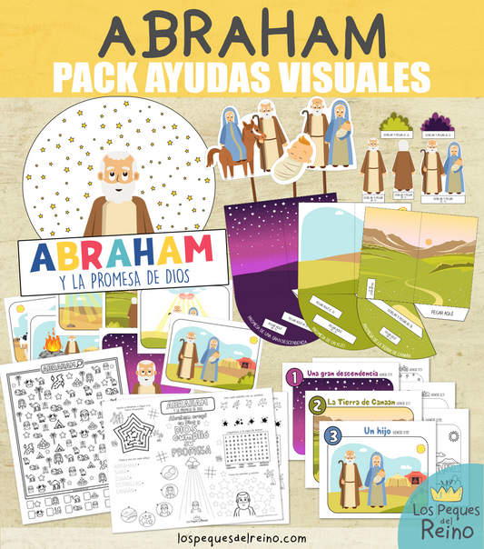 🌟Ayudas visuales para clase - ABRAHAM Y LA PROMESA DE DIOS