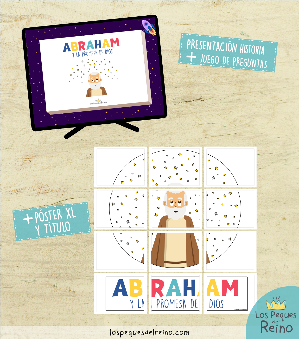 🌟Ayudas visuales para clase - ABRAHAM Y LA PROMESA DE DIOS