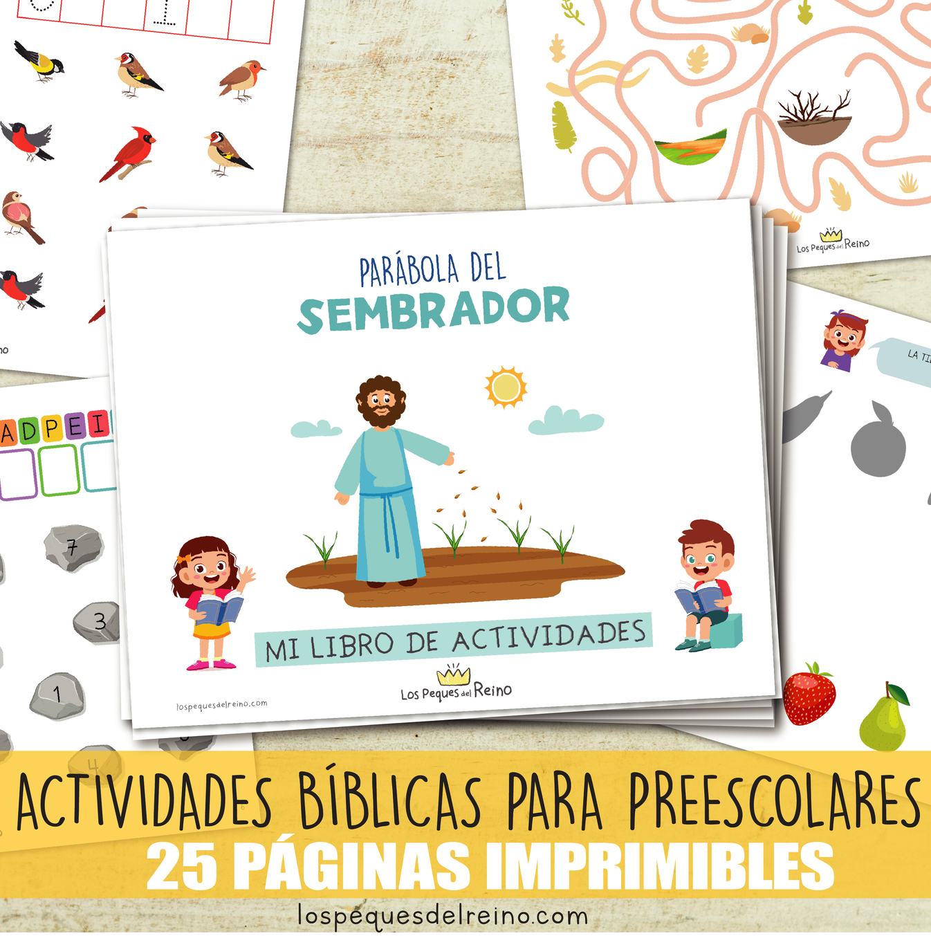 Parábola Del Sembrador Libro De Actividades Preescolar Los Peques