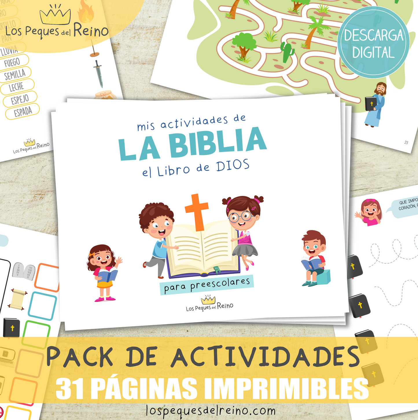 Pack "Mis actividades de la Biblia, la Palabra de Dios"
